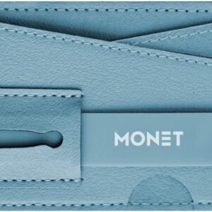 MONET - Portefeuille universel de téléphone avec sangle - Bleu