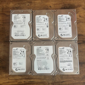 Seagate - Lot de six disques dur de 500 Go de modèles variées - Usagé
